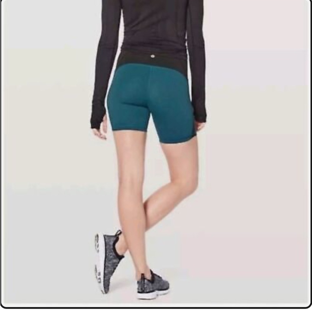 Lululemon Train times 6” short Nile blue/teal 8